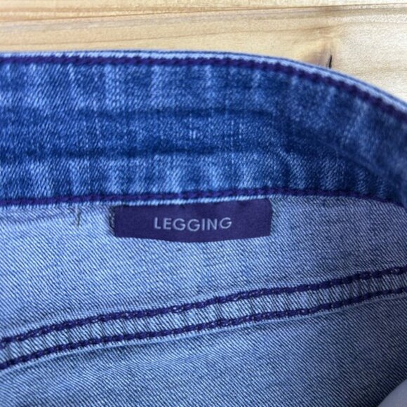 NYDJ Jeans Womens 8 Lift Tuck Technology Legging Mid Rise Skinny Denim Blue Jean - Picture 5 of 10